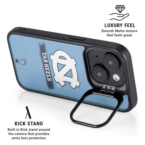 University of North Carolina UNC Tar Heels iPhone 15 Kickstand Case
